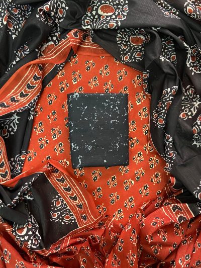Cotton Suit with Mulmul Dupatta