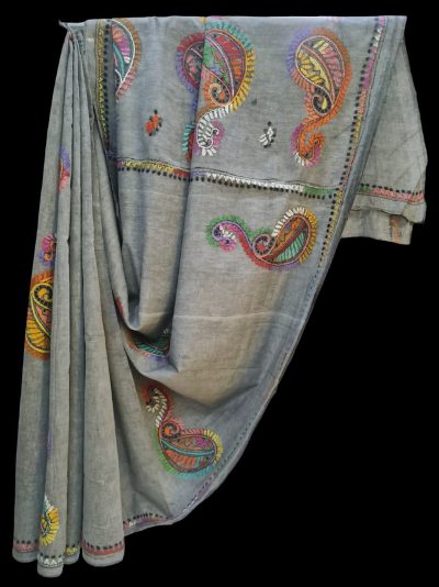 Cotton Khesh Kantha Saree