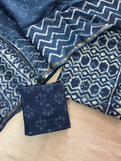Cotton Suit with Kota Doriya Dupatta