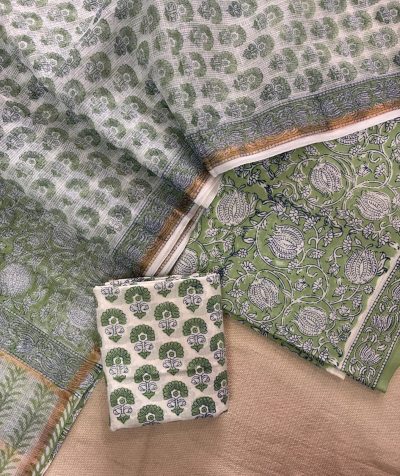 Cotton Suit with Kota Doriya Dupatta