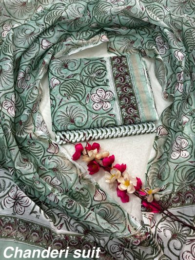 Chanderi Suit
