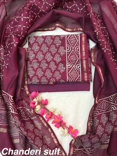 Chanderi Suit