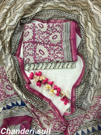 Chanderi Suit
