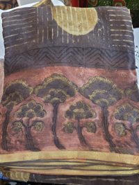 Pure Chiffon Hand Block Sarees